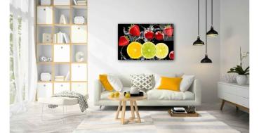 Fruits Art Design rectangular special Glass Picture!